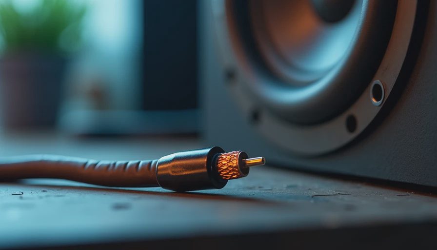 Visual context for subwoofer speaker wire