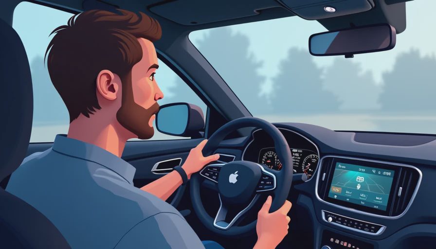 Illustration for CarPlay screen upgrade for car