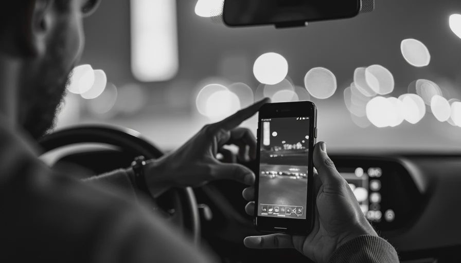 Visual context for wireless CarPlay adapter for iPhone