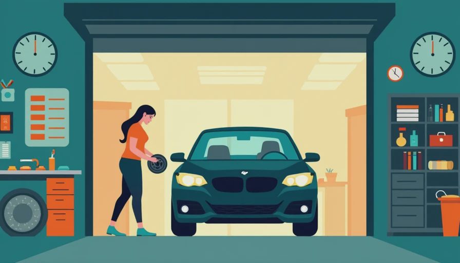 Illustration for how to check brake pads