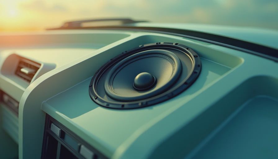 Illustration for car speakers and